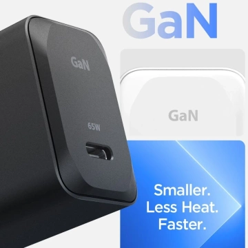 Зарядний пристрій Spigen ArcStation Pro GaN-651 65W USB-C PD Cable Black