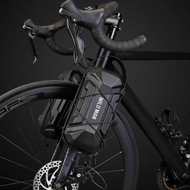 Чохол для самоката WILDMAN GD6X Plus 3L, сумка на раму, чорна, PU, EVA
