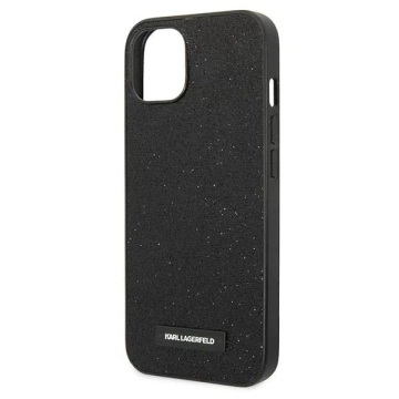 Protective phone case Karl Lagerfeld KLHCP14MG2ELK for Apple iPhone 14 Plus 6.7" hardcase black/black Glitter Plaque Logo