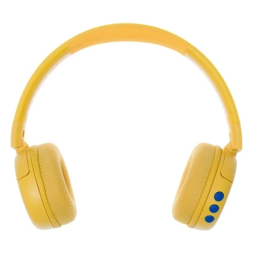 Detské bezdrôtové slúchadlá BuddyPhones POPFun (žlté)