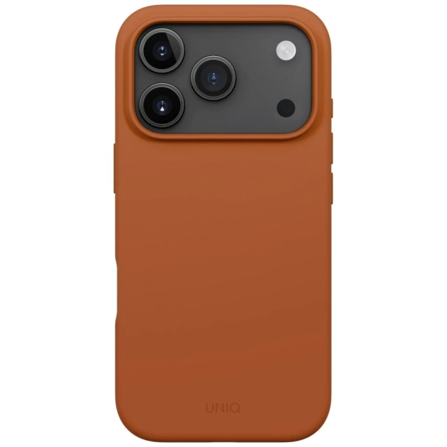 Etui Ochronne do iPhone 17 Pro UNIQ Lino Magclick Orange