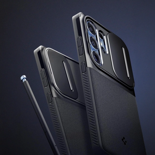 Pouzdro Spigen Optic Armor pro Samsung Galaxy S25 Ultra, černé