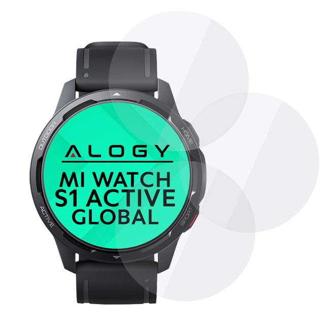 3x Tvrzené sklo na obrazovku Alogy pro Xiaomi Mi Watch S1 Active Global