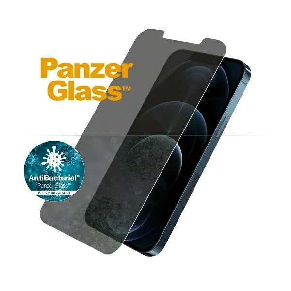 PanzerGlass Standard Super for iPhone 12 Pro Max Privacy Antibacterial