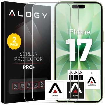Tempered glass for Apple iPhone 16 screen protector 9H Alogy Heavy Pro ™️