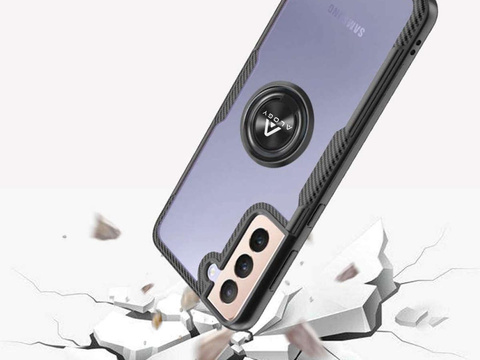 Etui Alogy Ring Holder Clear Armor для Samsung Galaxy S21 Plus czarne