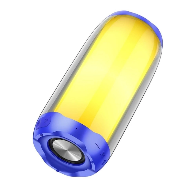HOCO Bluetooth reproduktor HC8 modrý prenosný RGB LED 1800mAh 10W