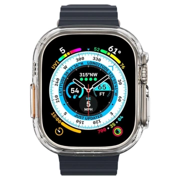 Etui ochronne Spigen Thin Fit do Apple Watch Ultra 49 mm Crystal Clear