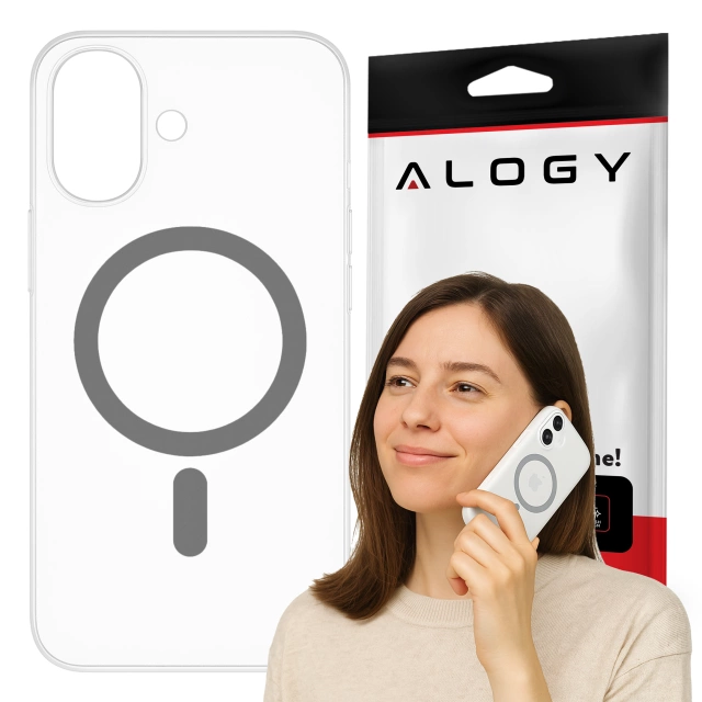 Kryt pre Apple iPhone 16 Pro Max Alogy MagSafe Hybrid Matte Case Matný kryt s ochranou šošovky čierny