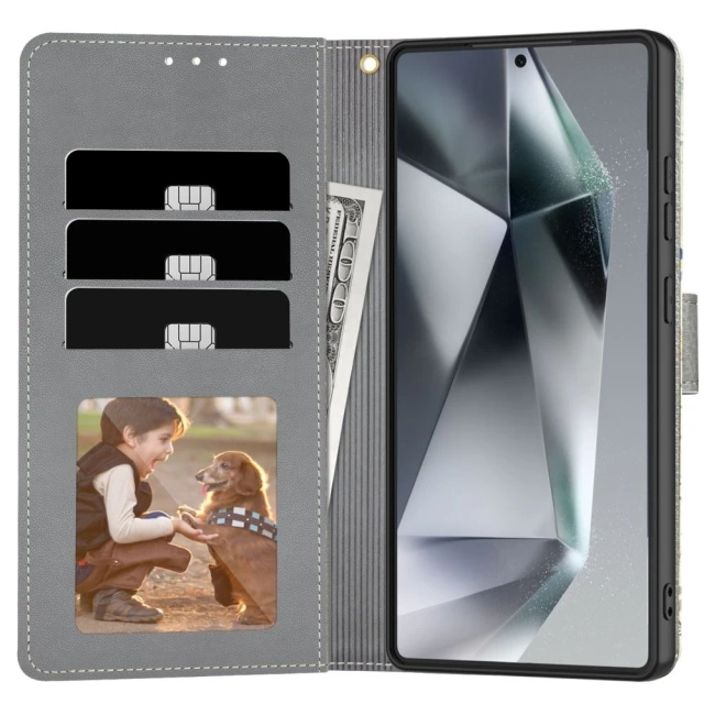 Чохол для Samsung Galaxy S25 Ultra Tech-Protect Wallet Spring Flowers