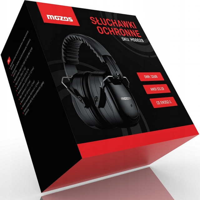 Складні протишумні шумозаглушуючі навушники Захисні амбушури для дорослих Чорні