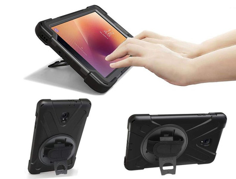Etui Alogy Pirate Armor pro Samsung Galaxy Tab A 8.0 T380/T385 z rzepem