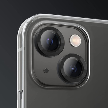 Protective caps Alogy Metal Lens glass for the lens for Apple iPhone 13/ 13 Mini Black