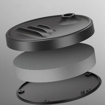 Stojan na stôl Držiak na slúchadlá nastaviteľný na stôl so stojanom na telefón háčik na zavesenie Alogy Black