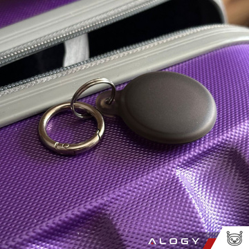 Чохол Locator для Apple AirTag Keychain Waterproof Case Alogy 360 IPX8 Housing with Pendant Matte Black