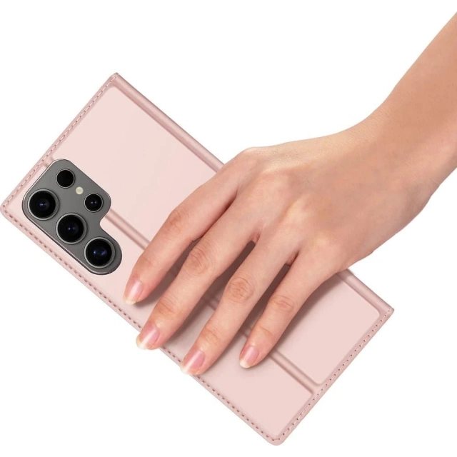 Etui Kabura do Samsung Galaxy S25 Ultra Dux Ducis Skin Pro Różowa
