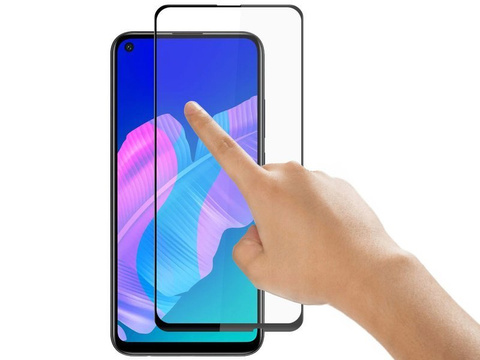 Sklo Mocolo TG Full Glue 5D pre Huawei P40 Lite E čierne