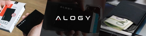 Alogy Anti-Theft Peňaženka RFID Smart Card držiak čierny