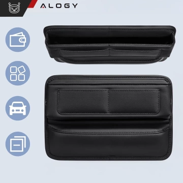 Alogy Car Front Seat Storage Box Black