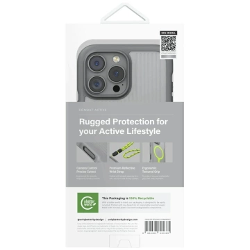 Etui do iPhone 16 Pro Max UNIQ Combat Active MagClick Szare