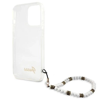 Чохол Guess GUHCP13LKPSWH iPhone 13 Pro / 13 6,1" Transparent Hardcase White Pearl