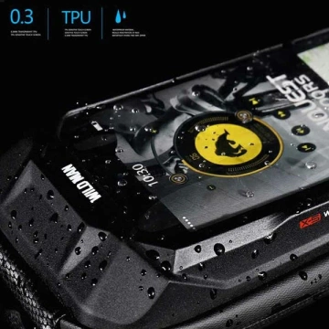 Чохол/тримач для велосипеда WILDMAN XS1 рамка кошика чорний/чорний