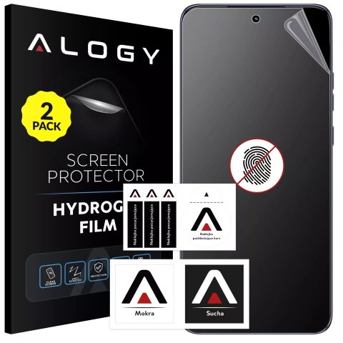 2x Folia "MATOWA" do Motorola Moto Edge 50 Neo Hydrożelowa Alogy HydroSkin Matte Pro™ na ekran do etui "BEZ ODCISKU PALCÓW"