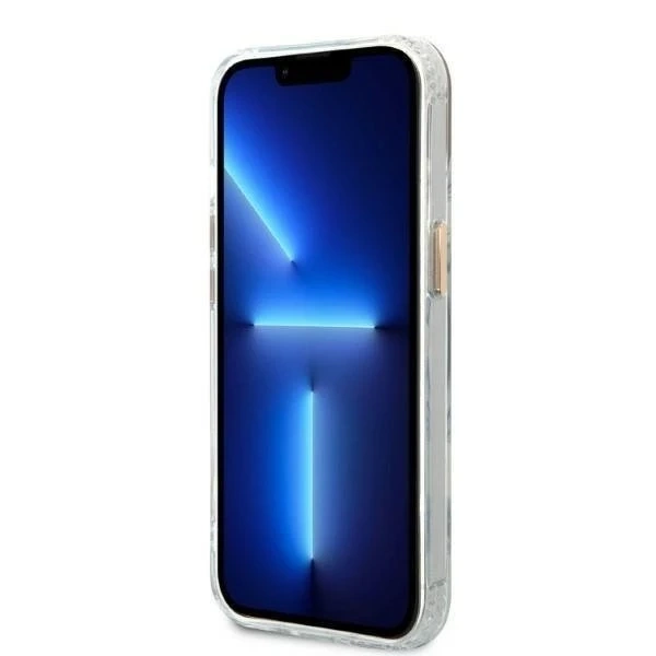 Etui Guess GUHMP13MHTRMD do Apple iPhone 13 6,1 "złoty/zlaté pevné puzdro Metal Outline Magsafe