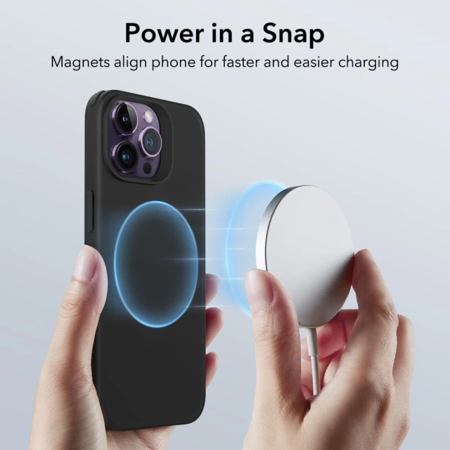 Esr ch halolock magsafe iphone 14 pro max schwarz