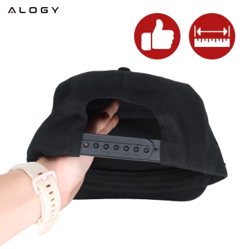 Alogy PixelCap™ LED Baseball Cap with RGB LED Lighting, Bluetooth Pixels, Mobile Phone Controlled, Pixel App, Black