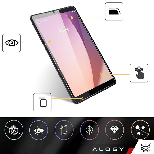 X2 Alogy 9H Tempered Glass pro Lenovo Tab M8 TB-8505F, TB-8505L, TB-8705X, TB-8705F, TB-8705L, TB-8506
