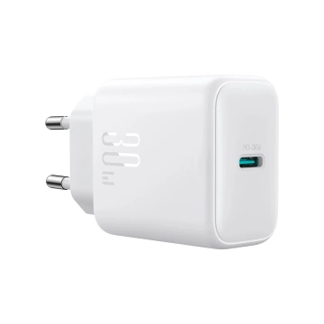 Sieťová nabíjačka Joyroom JR-TCF24 USB-C PD 30W QC SFC – biela