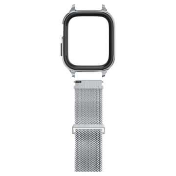 Pasek Spigen Metal Fit "Pro" pre Apple Watch 4/5/6/7/8/SE (44/45 mm) Silver