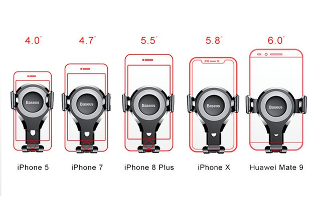 Gravitačný držiak do auta Baseus pre Osculum Type Black Cockpit