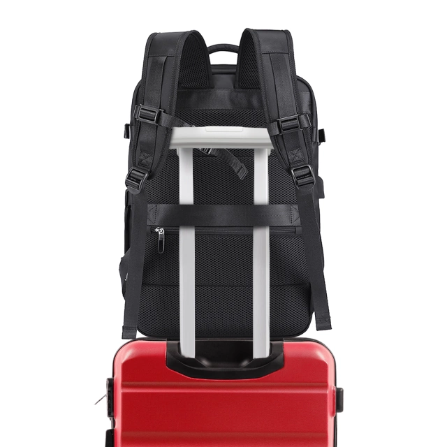 Bange Waterproof Backpack for Laptop 15.6" City Travel 45x30x16 cm for Work Airplane Men's Women's with USB Port Black