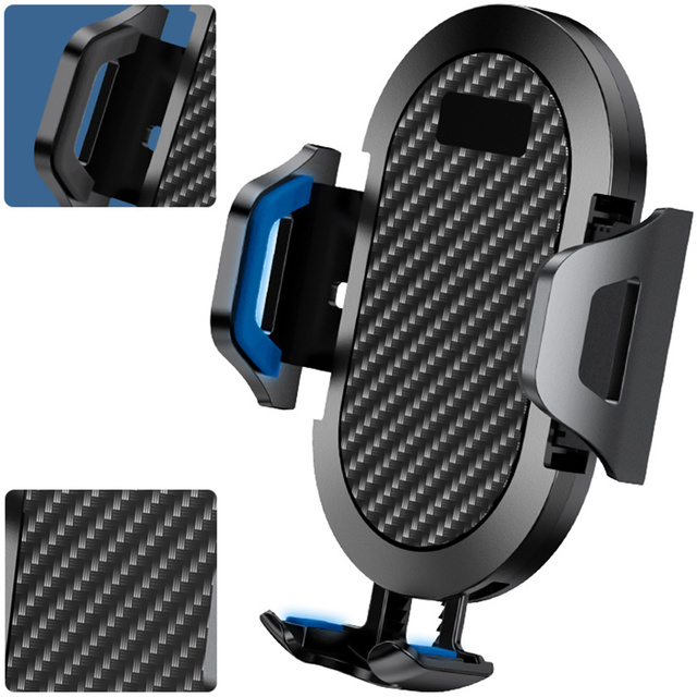 Držiak na telefón do auta, okienko, mriežka, kokpit, palubná doska, mriežky do auta, na telefón, Čierna