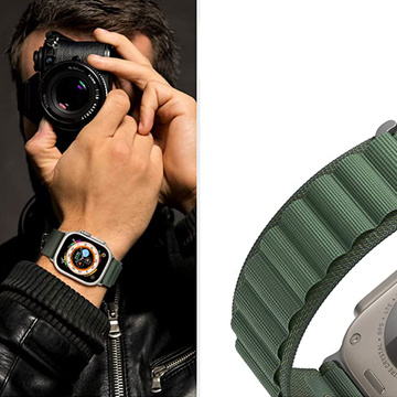 Alogy Sport Strap for Apple Watch 4/5/6/7/8/SE/Ultra (42/44/45/49mm) Green