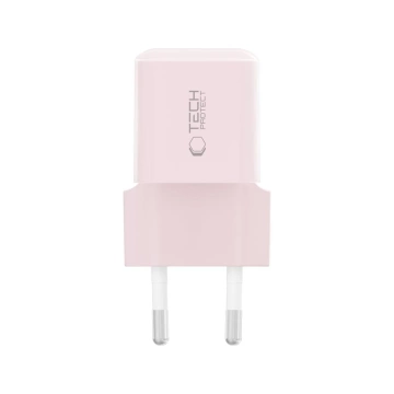 Ładowarka Sieciowa USB-C Tech-Protect NCM25 25W PD Różowa