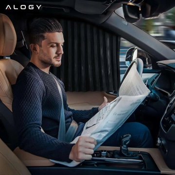 Kryt Magnetická roletka na predné bočné okná na ochranu auta pred slnkom UV ochrana Čierna [2 ks]