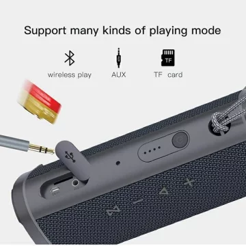 Bluetooth колонка AWEI Y331 чорна/чорна
