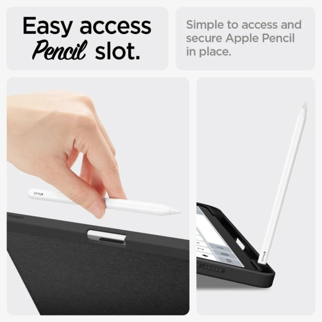 Etui Spigen Urban Fit pro Apple iPad Air 10.9 4. 5. 2020-2022 / 11. 6. 2024 černá