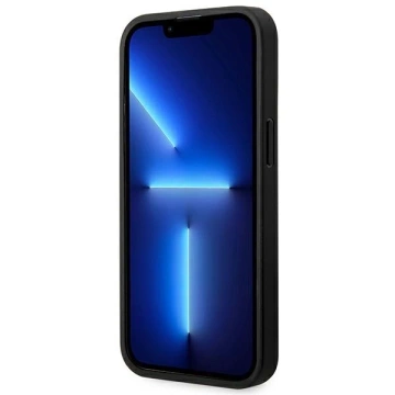 Etui BMW BMHMP14X22PTDK pro iPhone 14 Pro Max 6,7" kožená známka Tricolor Magsafe