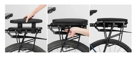 Rockbros 30140062001 taška na nosič bicyklov 5 l - čierna