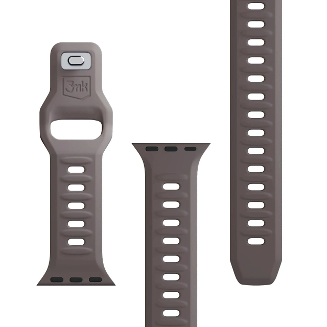 Pasek do smartwatcha 3mk Silicone Watch Strap для Apple Watch 42/44/45/49 mm Taupe