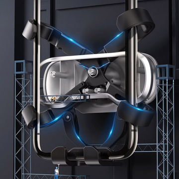 Gravitational car holder for the UGREEN LP228 phone for the black grid