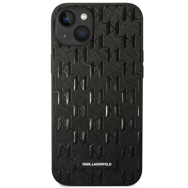 Etui Karl Lagerfeld KLHCP14MSAKLHPK für iPhone 14 Plus 6,7" Hardcase Saffiano Mono Metal Logo