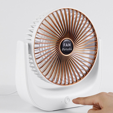 Desk Fan Cordless Fan Standing Portable Rechargeable Battery Quiet FAN White