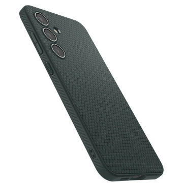 Čierne puzdro Liquid Air pre Samsung Galaxy S24 FE Abyss Green