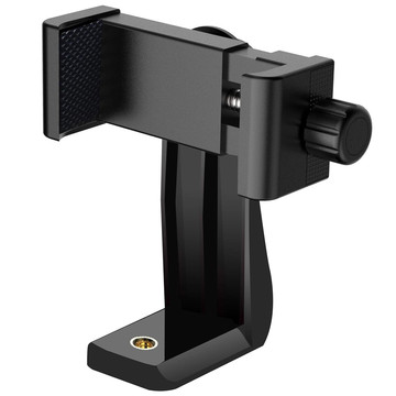 Phone adapter holder for selfie stick tripod 1/4 Rotatable 360 ​​universal Alogy black
