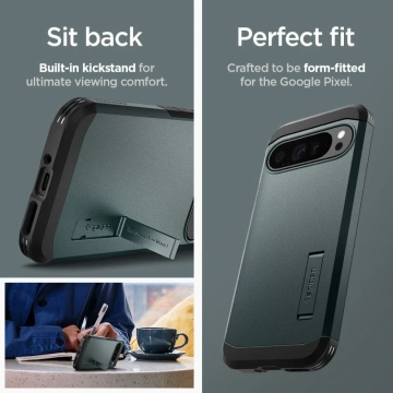 Etui Spigen Tough Armor для Google Pixel 9 Pro XL Abyss Green